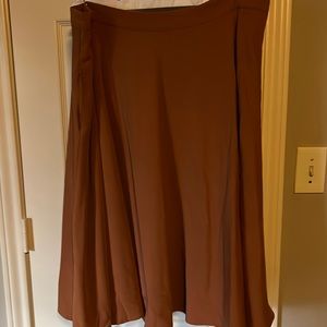 Rust/burnt orange ModCloth skirt size XL